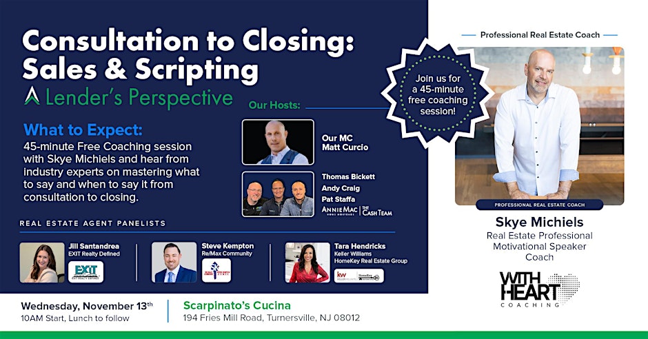 Consultation to Closing : Sales & Scripting for Real Estate Agents